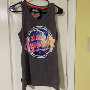 Gray Surf Superdry Tank Top